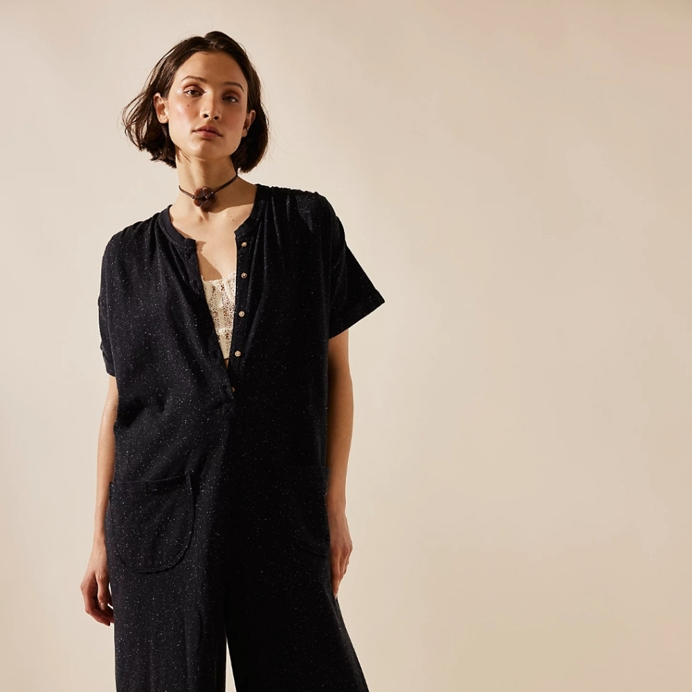 Free People Midnight Black Jumpsuit